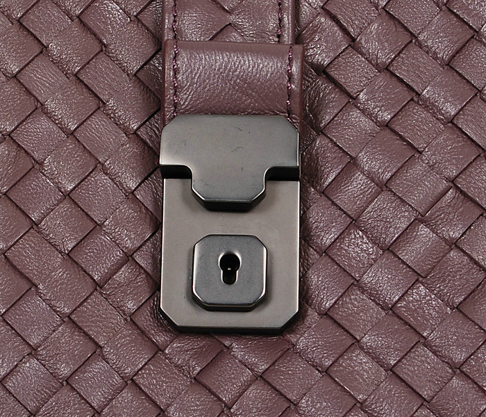 Bottega Veneta sheepskin intrecciato roma bag 7453 purple - Click Image to Close